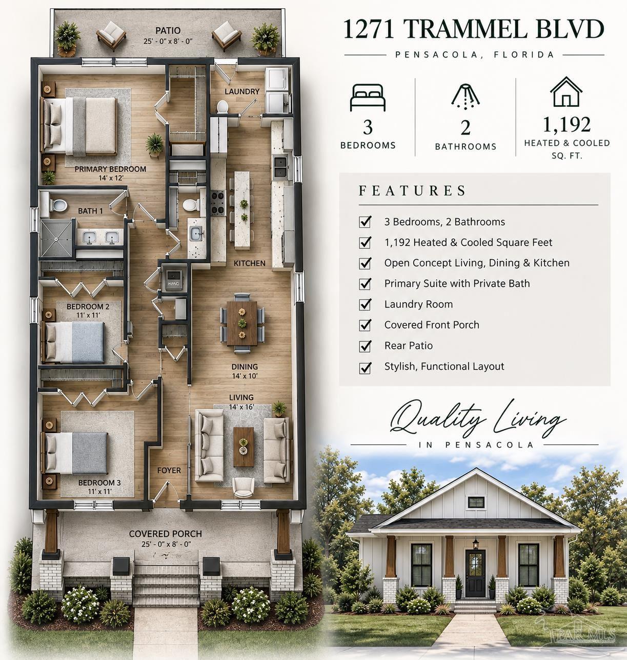 1271 Trammel Blvd, Pensacola, FL 32505 photo