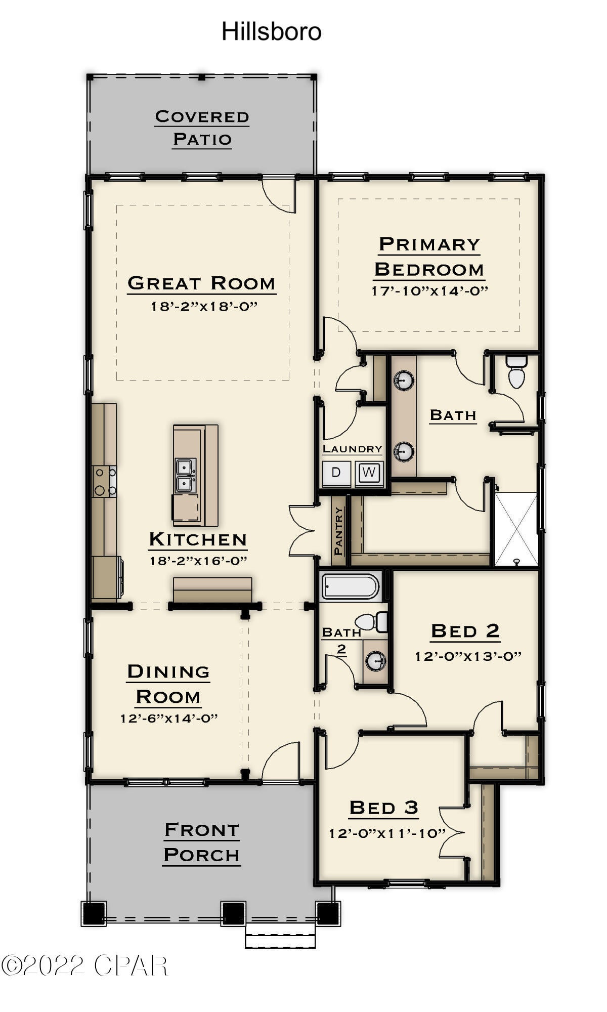 1506 Boxwood Ave #LOT 764 HILLSBORO PLAN, Panama City, FL 32405 photo
