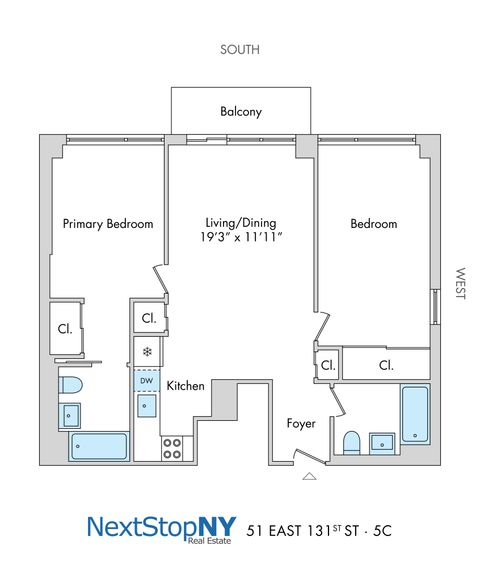 Condominium in New York NY 48 East 132nd Street #5C 10.jpg