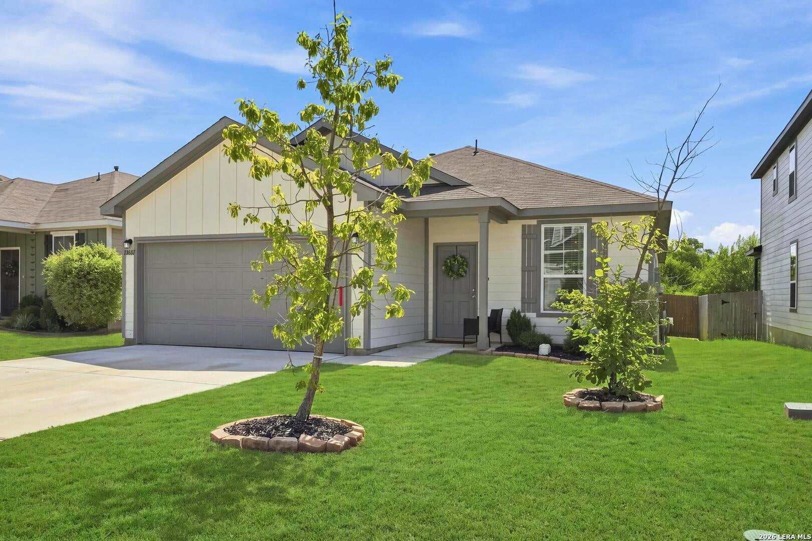 Alternate front exterior view of 13367 Sendero Roble