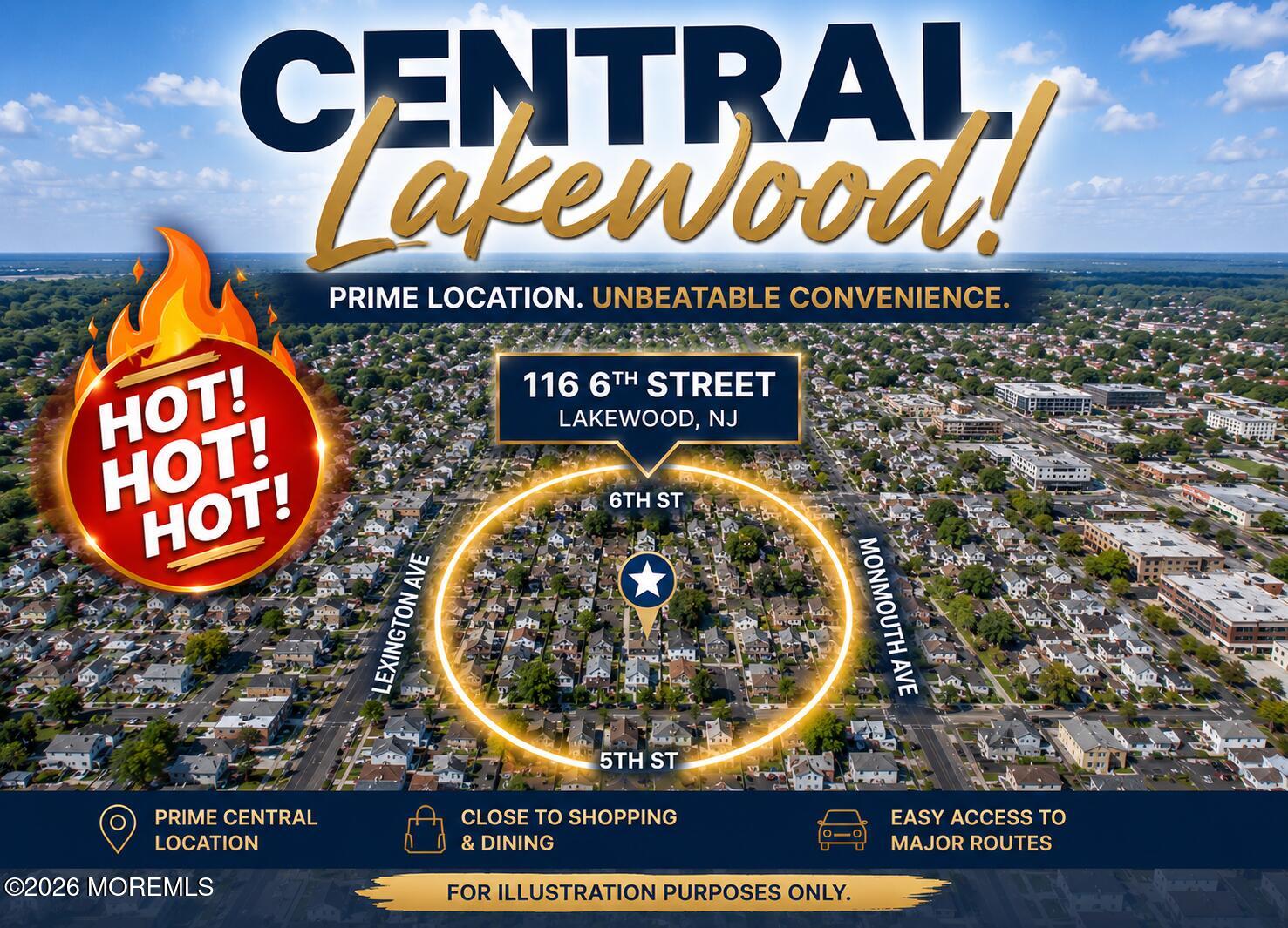 116 6th St, Lakewood, NJ 08701